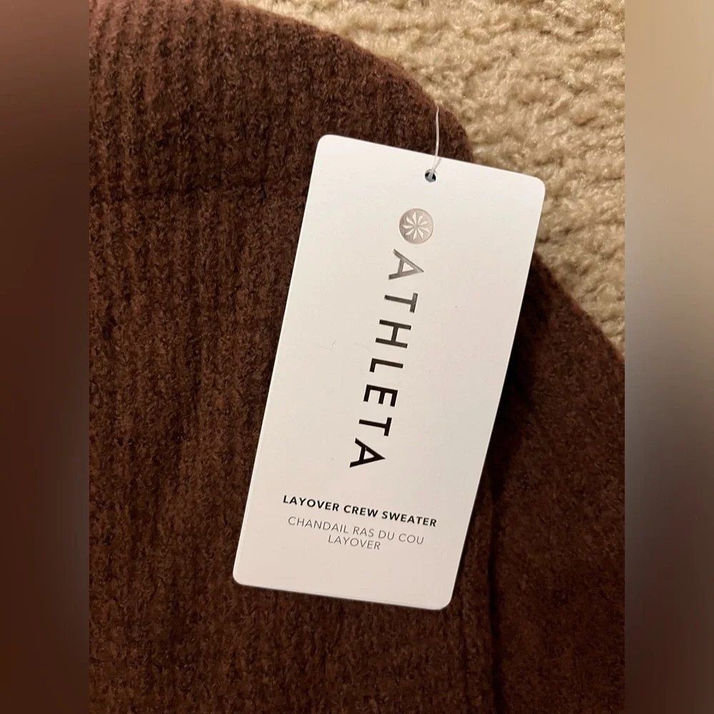 ATHLETA LAYOVER CREW SWEATER - Picture 8 of 15